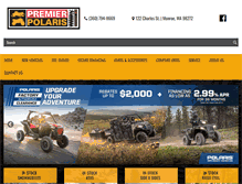 Tablet Screenshot of premierpolaris.com